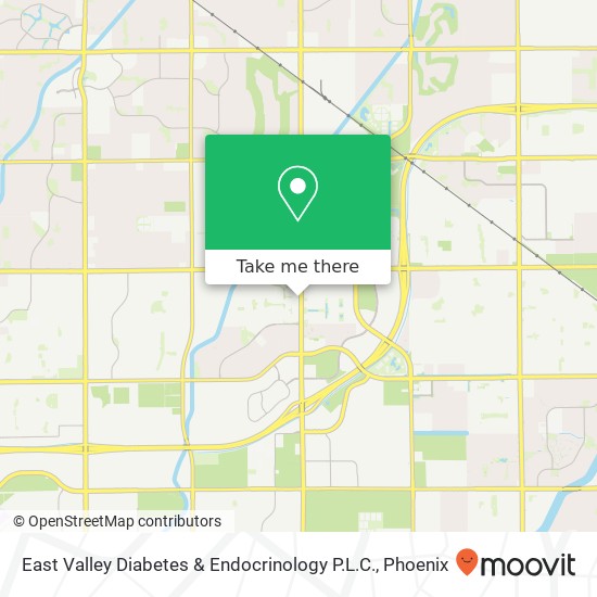 East Valley Diabetes & Endocrinology P.L.C. map