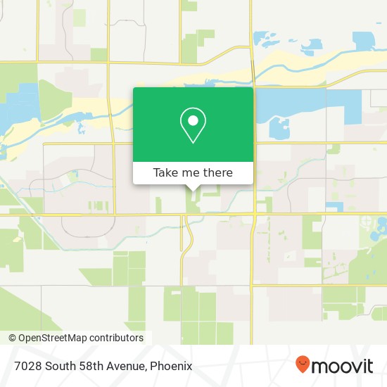 Mapa de 7028 South 58th Avenue