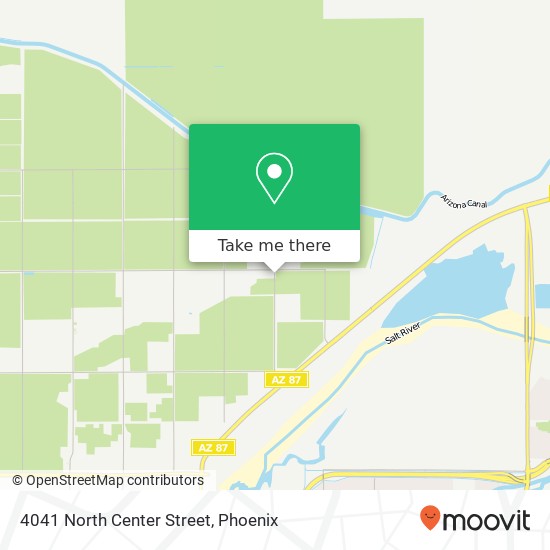 4041 North Center Street map