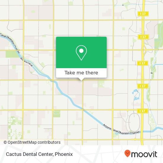 Mapa de Cactus Dental Center