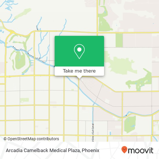 Mapa de Arcadia Camelback Medical Plaza