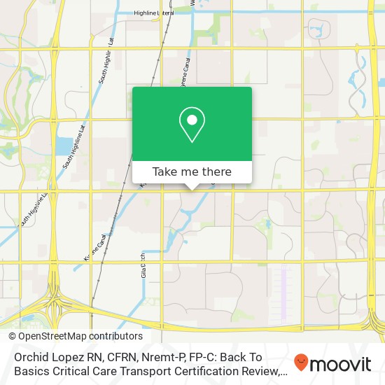 Orchid Lopez RN, CFRN, Nremt-P, FP-C: Back To Basics Critical Care Transport Certification Review map