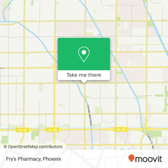 Mapa de Fry's Pharmacy