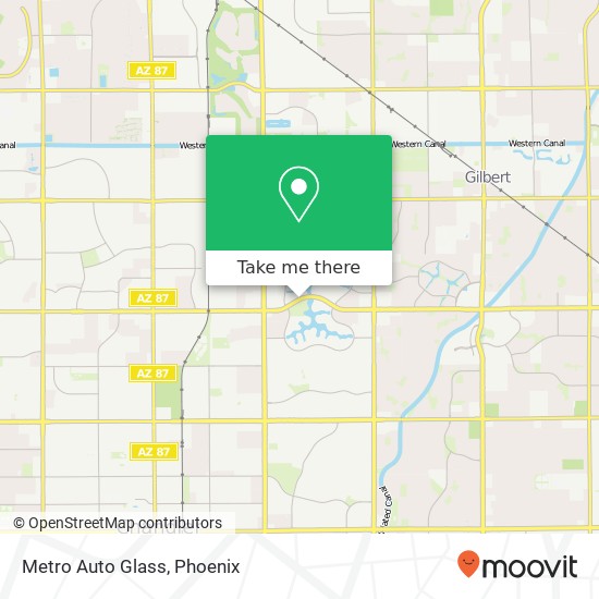 Metro Auto Glass map