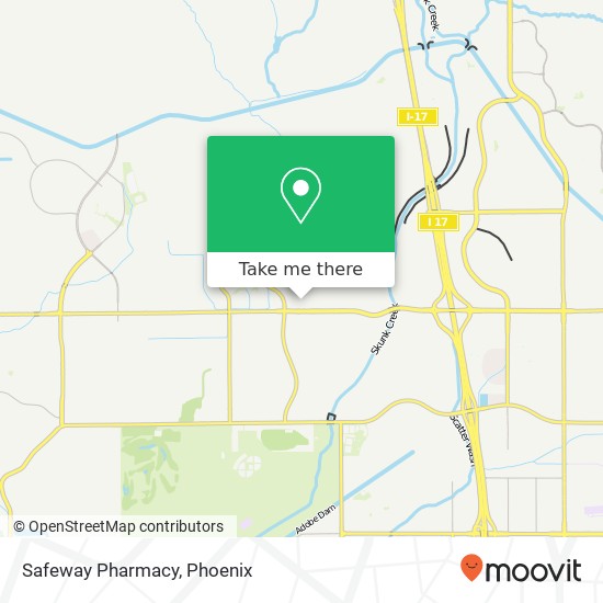 Mapa de Safeway Pharmacy