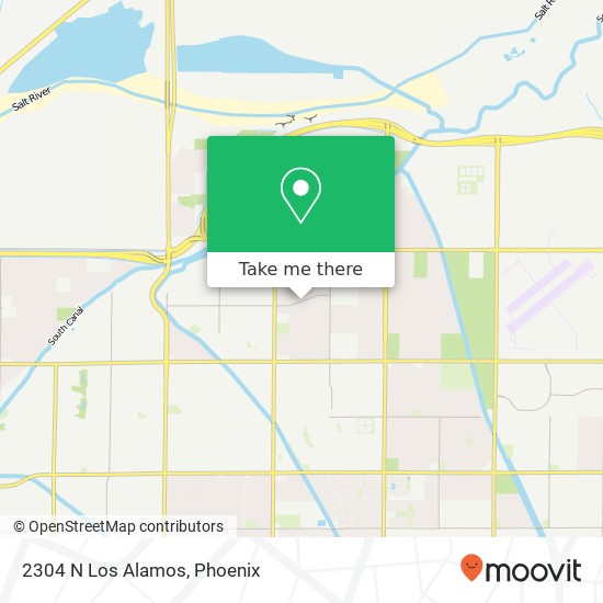 2304 N Los Alamos map
