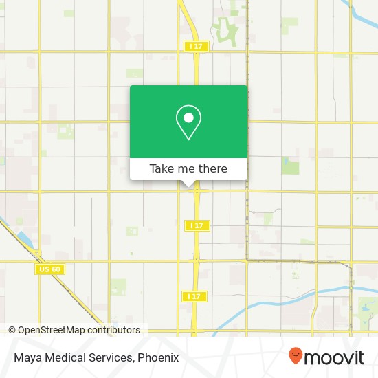 Mapa de Maya Medical Services