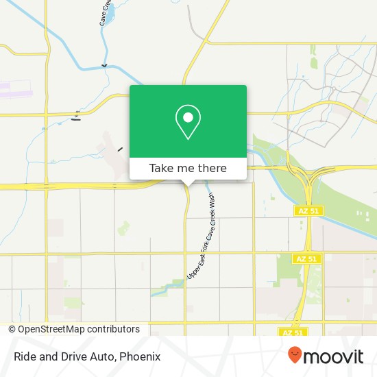 Ride and Drive Auto map