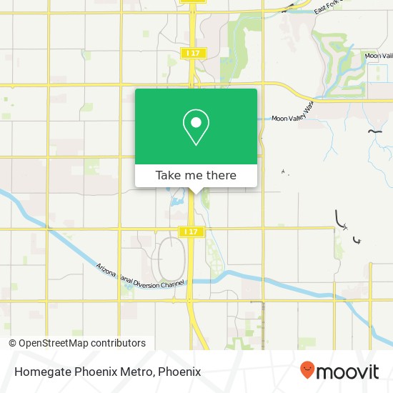 Homegate Phoenix Metro map