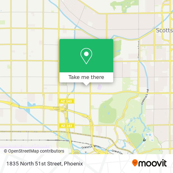 1835 North 51st Street map