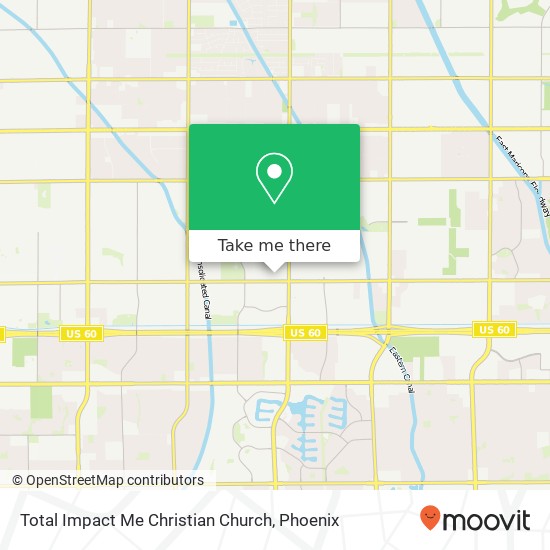 Total Impact Me Christian Church map