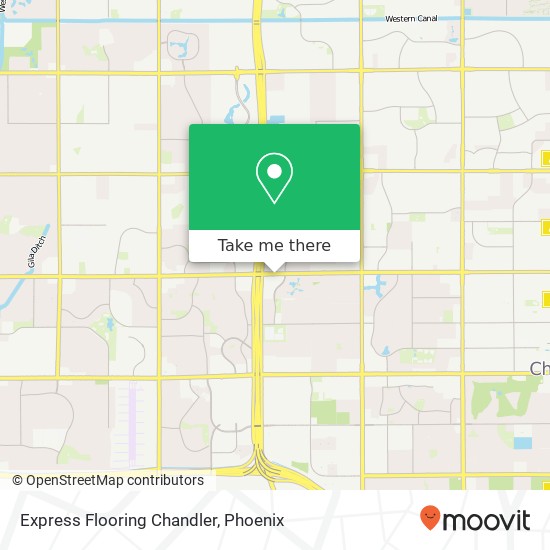 Express Flooring Chandler map