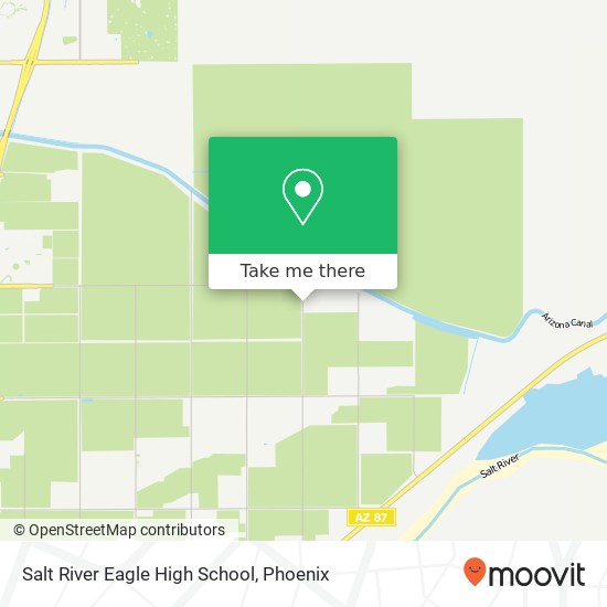 Salt River Eagle High School map