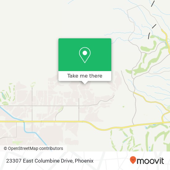 23307 East Columbine Drive map