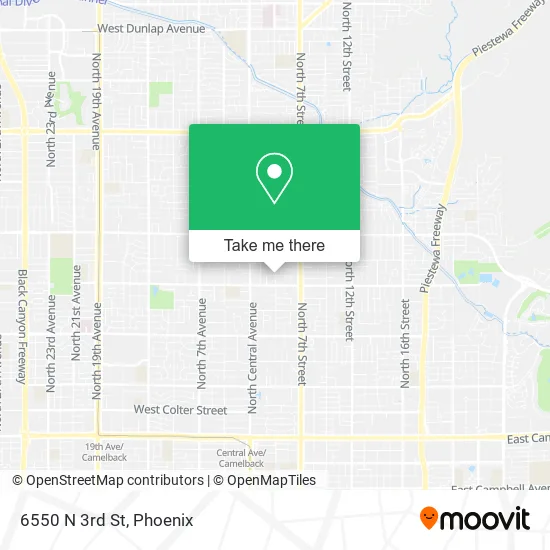 6550 N 3rd St map