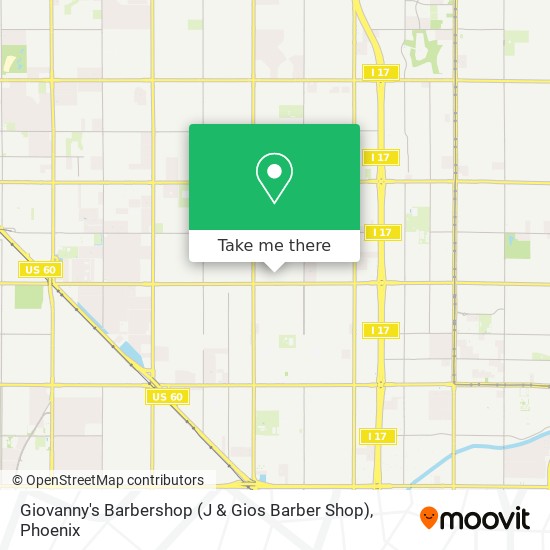 Mapa de Giovanny's Barbershop (J & Gios Barber Shop)