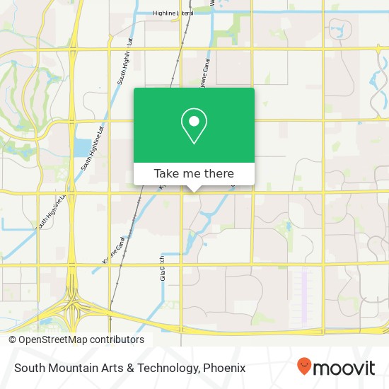 South Mountain Arts & Technology map