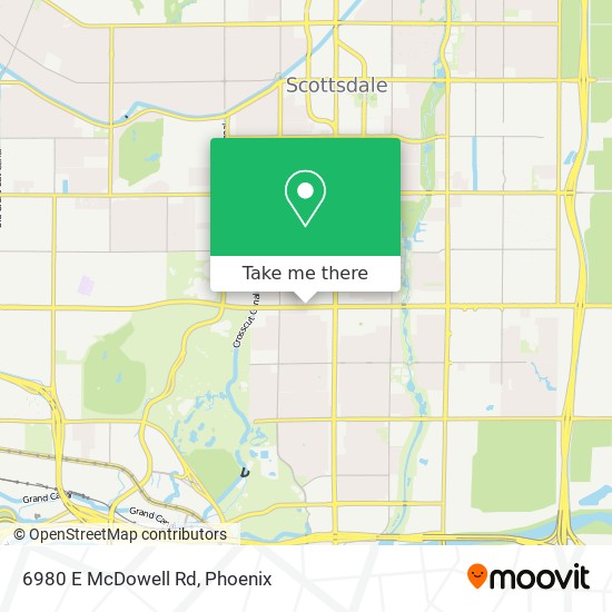 Mapa de 6980 E McDowell Rd