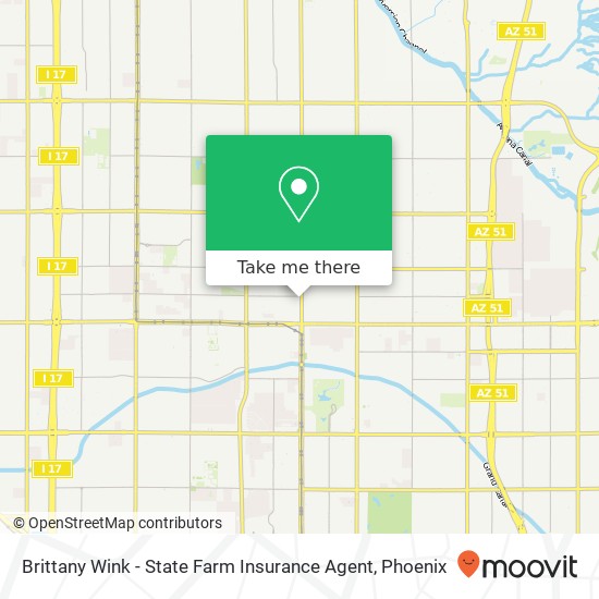 Mapa de Brittany Wink - State Farm Insurance Agent