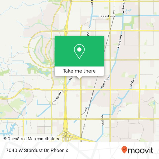 7040 W Stardust Dr map