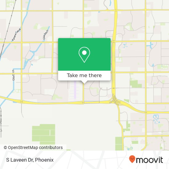 S Laveen Dr map