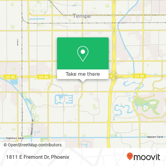 1811 E Fremont Dr map