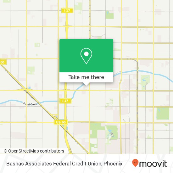 Bashas Associates Federal Credit Union map