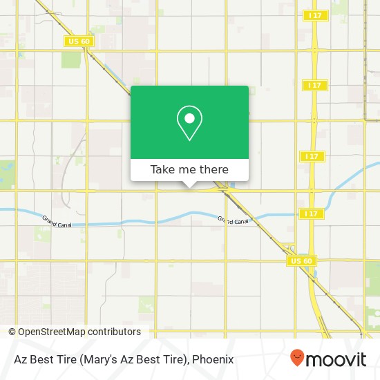 Az Best Tire (Mary's Az Best Tire) map