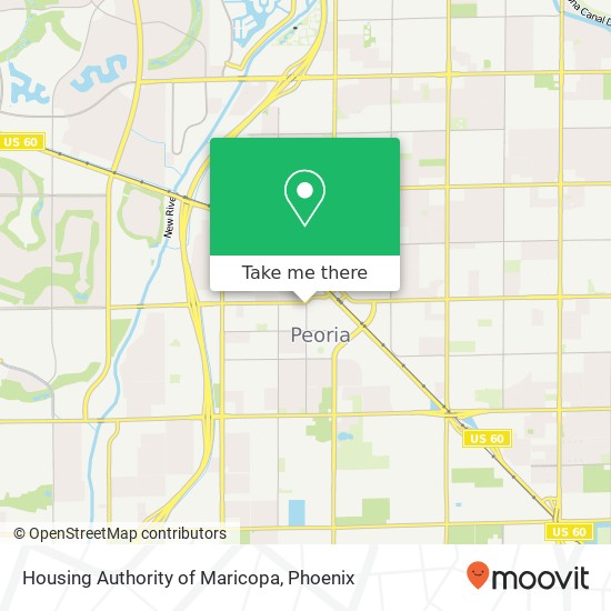 Mapa de Housing Authority of Maricopa