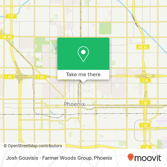 Mapa de Josh Gouvisis - Farmer Woods Group