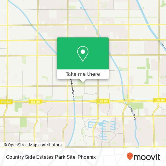 Country Side Estates Park Site map