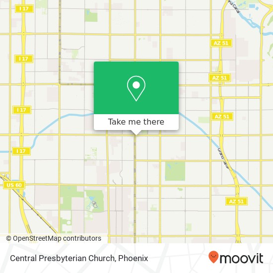 Central Presbyterian Church map