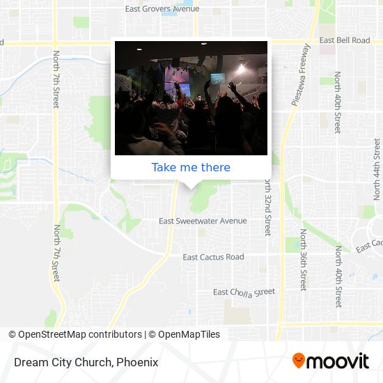 Mapa de Dream City Church