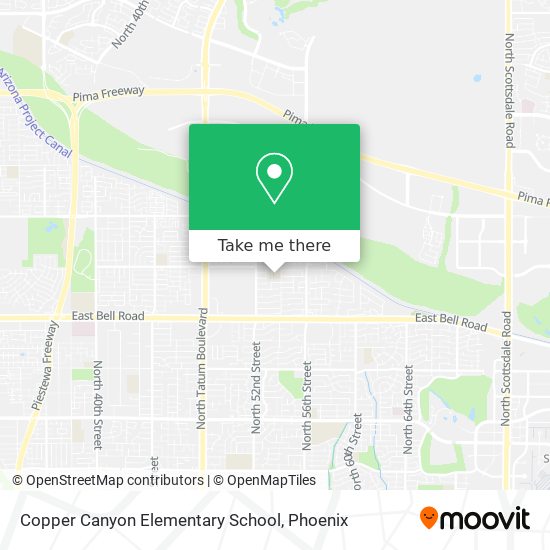 Copper Canyon Elementary School map