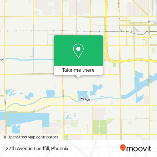 27th Avenue Landfill map