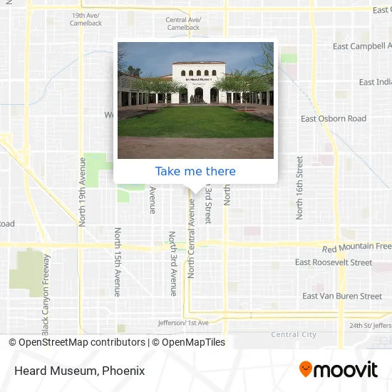 Heard Museum map