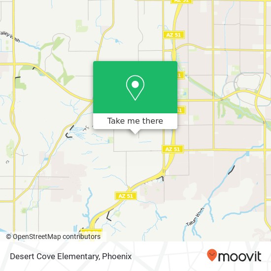 Desert Cove Elementary map