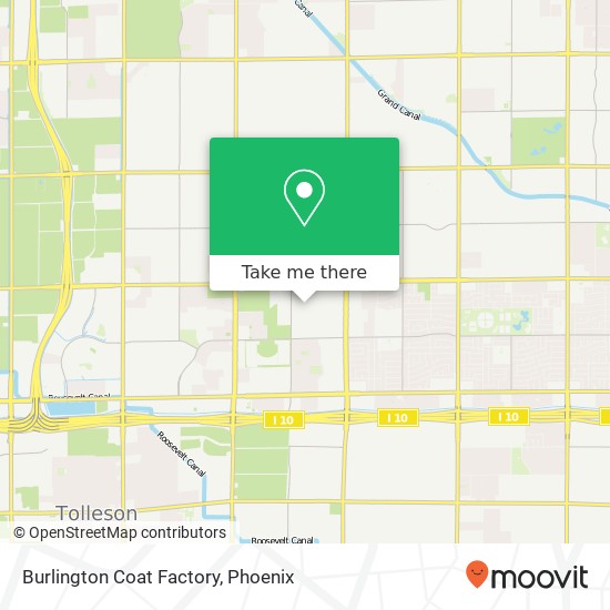 Burlington Coat Factory map