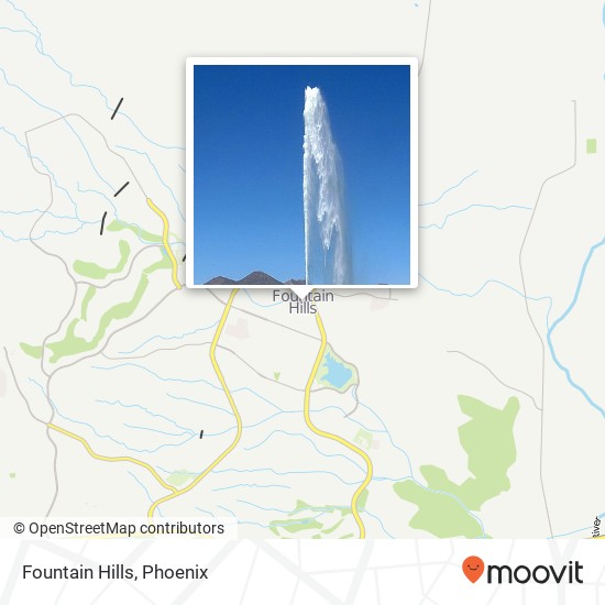 Mapa de Fountain Hills