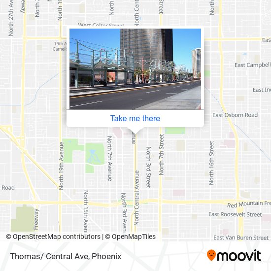 Mapa de Thomas/ Central Ave