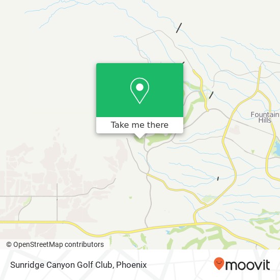 Mapa de Sunridge Canyon Golf Club