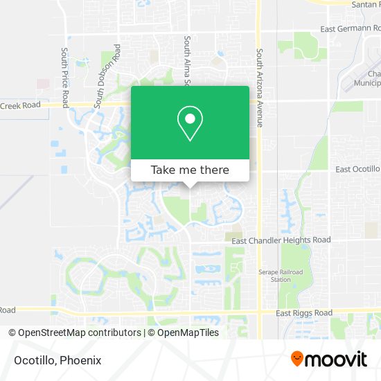 Ocotillo map