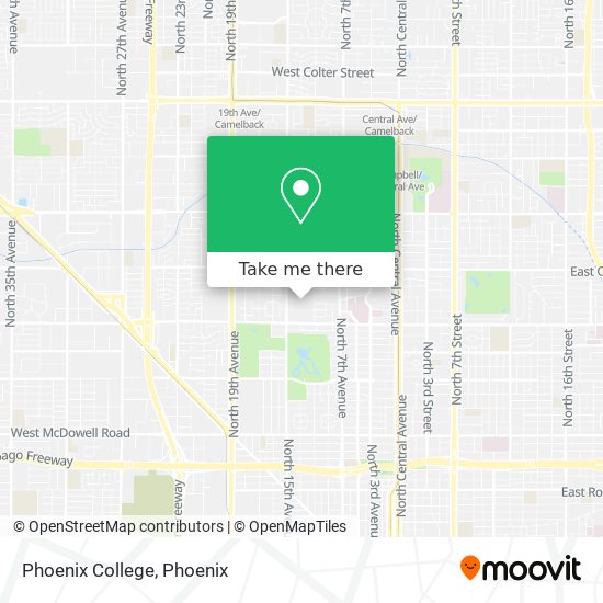 Mapa de Phoenix College