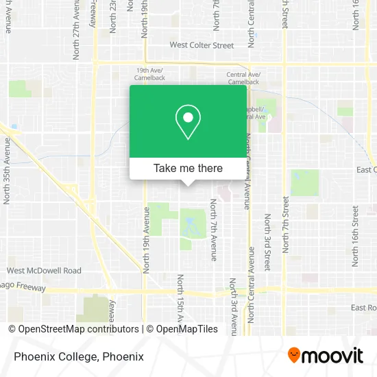 Phoenix College map