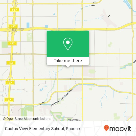 Cactus View Elementary School map