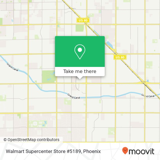 Walmart Supercenter Store #5189 map