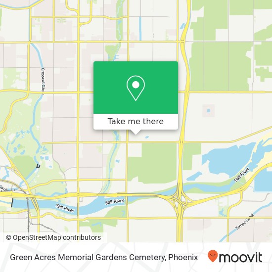 Green Acres Memorial Gardens Cemetery map