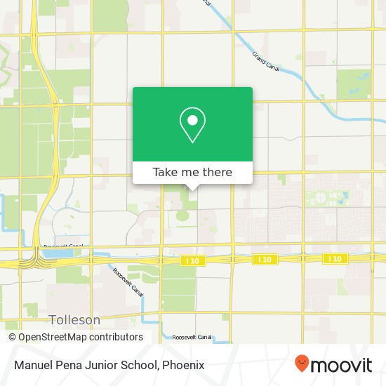 Manuel Pena Junior School map