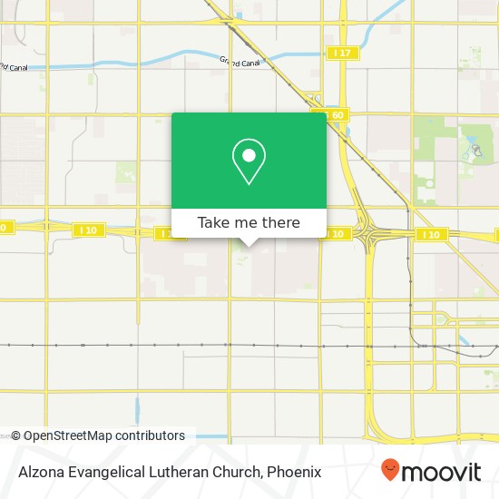 Alzona Evangelical Lutheran Church map