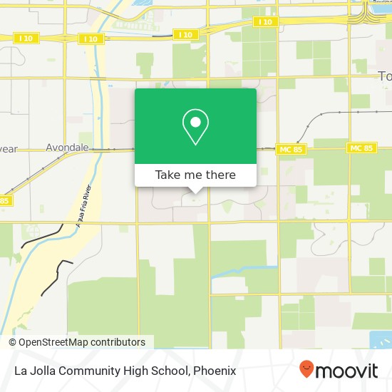 La Jolla Community High School map